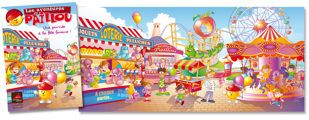 Courtepaille : les aventures de Paillou "Une journée à la fête foraine"