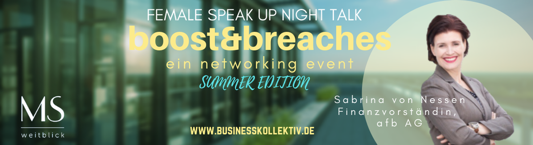 Boost&breaches Female Speak Up Night Business Kollektiv