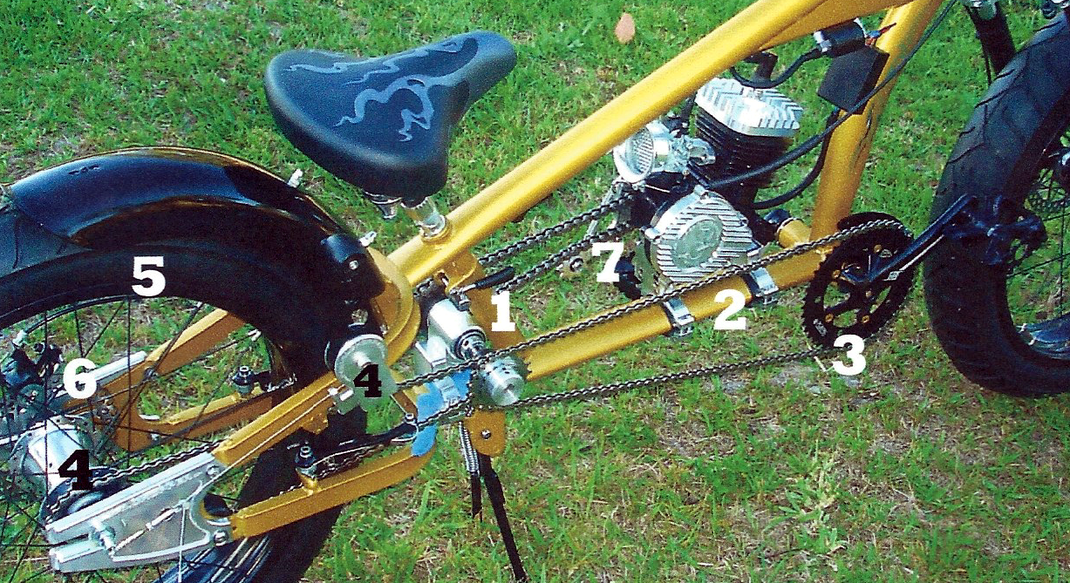 3 SPEED TRANSMISSION & Jackshaft Component PedalChopper