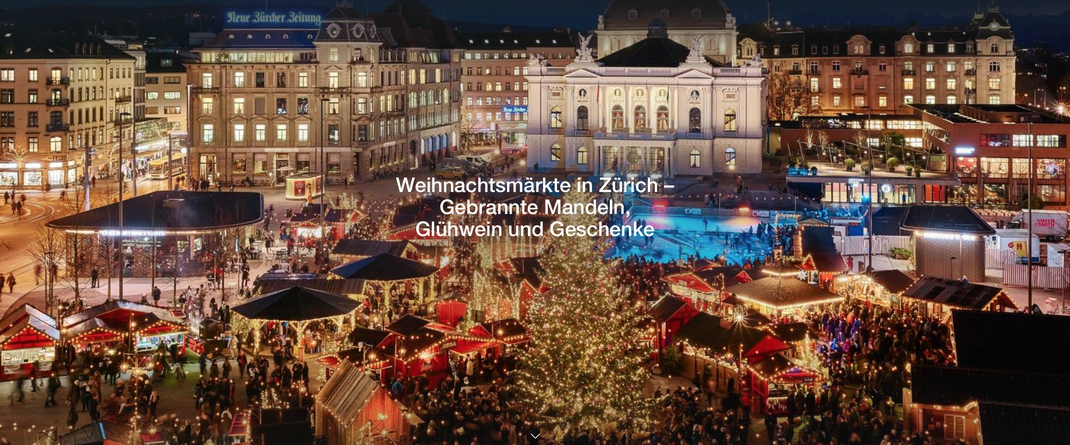 Titelbild Spezial-Webseite Zürich Tourismus