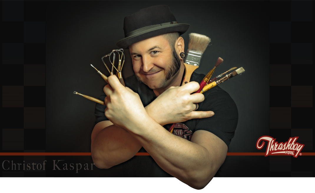 Christof Kaspar Thrashboy handmade kustom sculpture photo photographer design art 