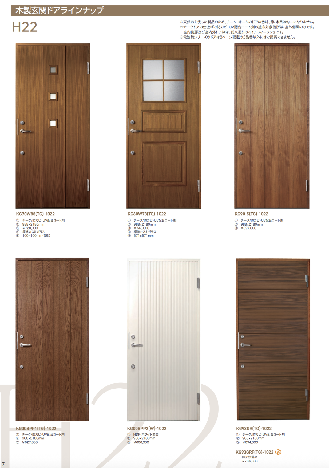 北欧超高性能木製玄関ドア スウェーデン ガデリウスドア