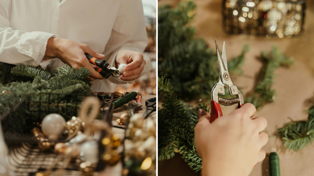 Atelier DIY Création de Couronnes de Noël - Un Jour Un Oui - Crédit photo Tous droits réservés