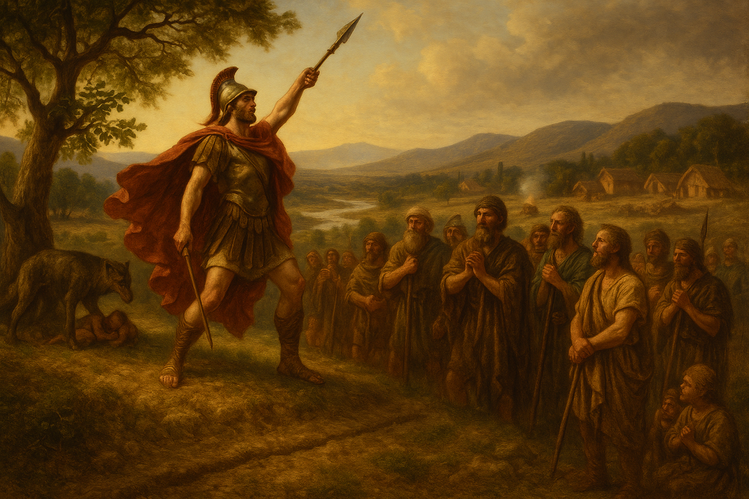 753 v. Chr. markiert der Legende nach die Gründung Roms durch Romulus.