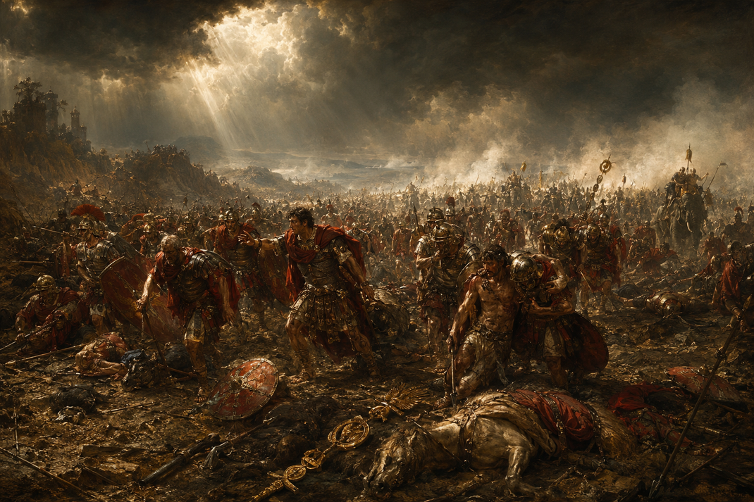 378 n. Chr. verlieren die Römer die Schlacht von Adrianopel.