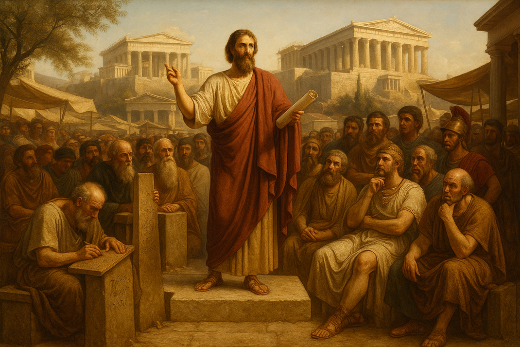 594 v. Chr. führt Solon Reformen in Athen durch.