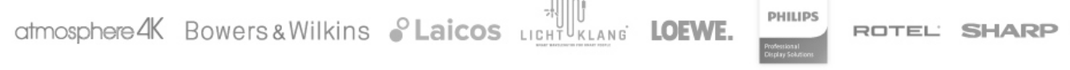 SMART cs partner atmosphere 4K Bowers & Wilkins Laicos LichtKlang Loewe Philips Rotel Sharp