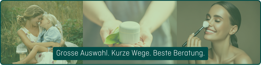 Grosse Auswahl an Komsemitprodukten wie Vichy, Larocheposay, Louis Widmer finden sie in der Apotheke Flawil.
