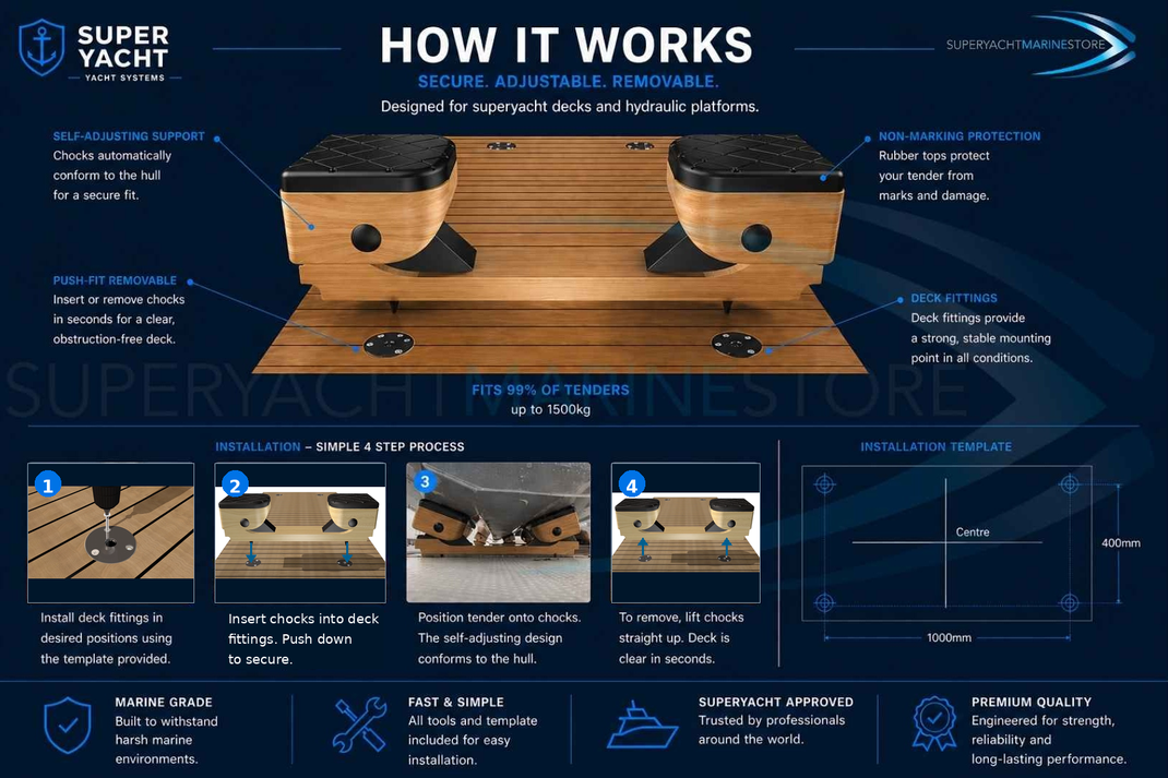 Universal Tender Chocks - How they work?