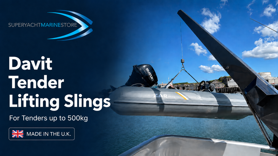 davit tender lifting slings