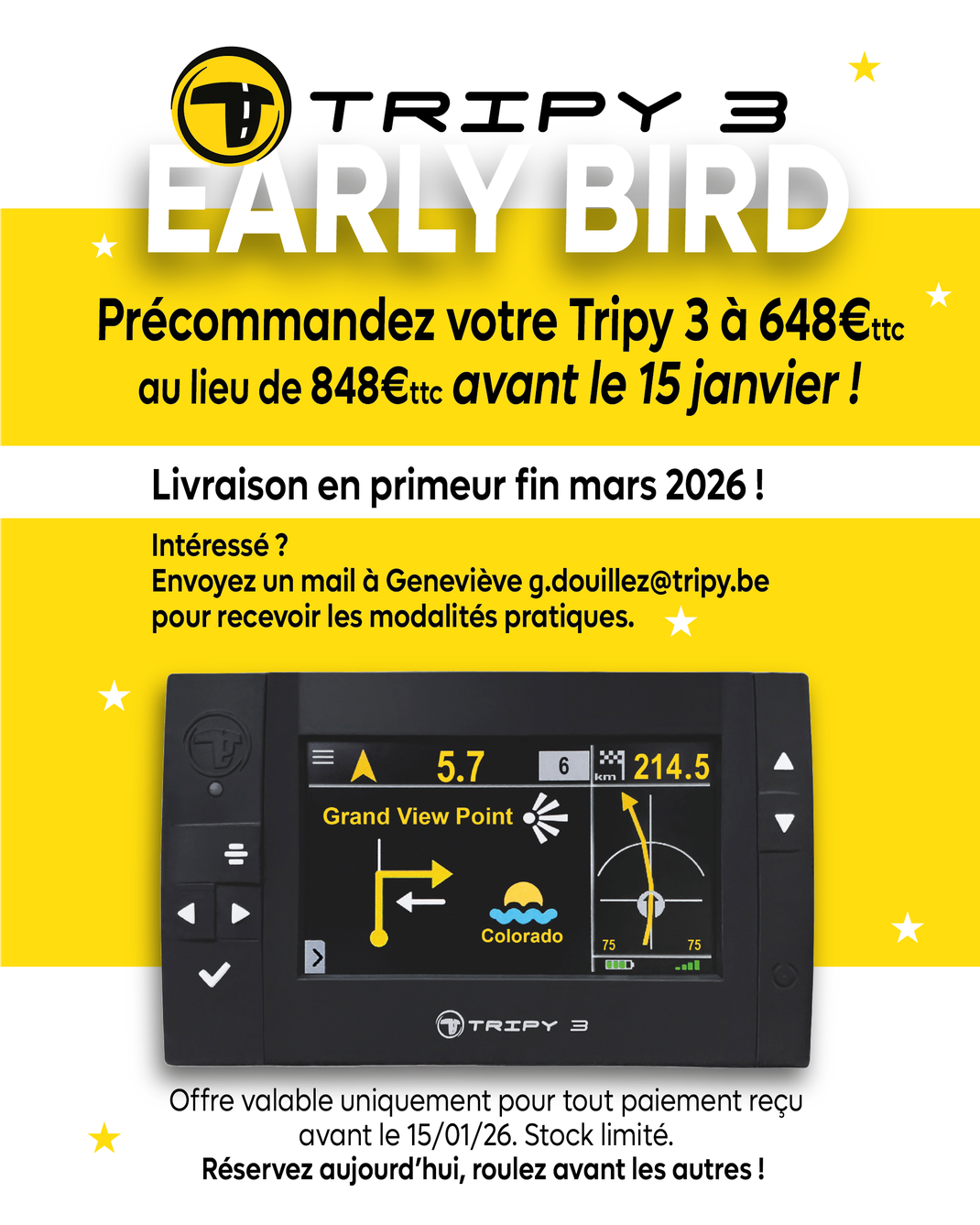 Le TRIPY 3 est arrivé