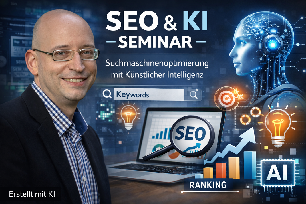 Online-Seminar: Suchmaschinenoptimierung mit KI-Unterstützung