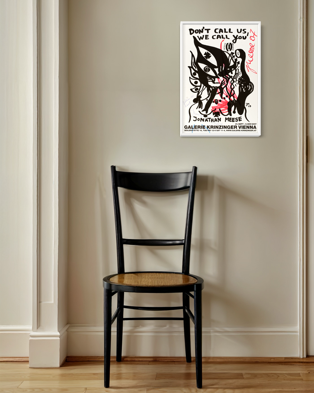 Jonathan Meese Edition Art Print Don't call us we call you.
