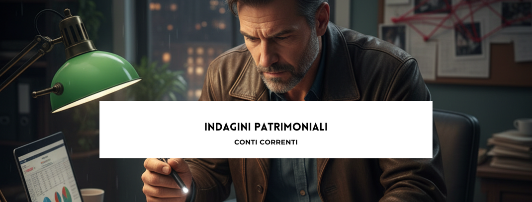 Indagini patrimoniali conti correnti