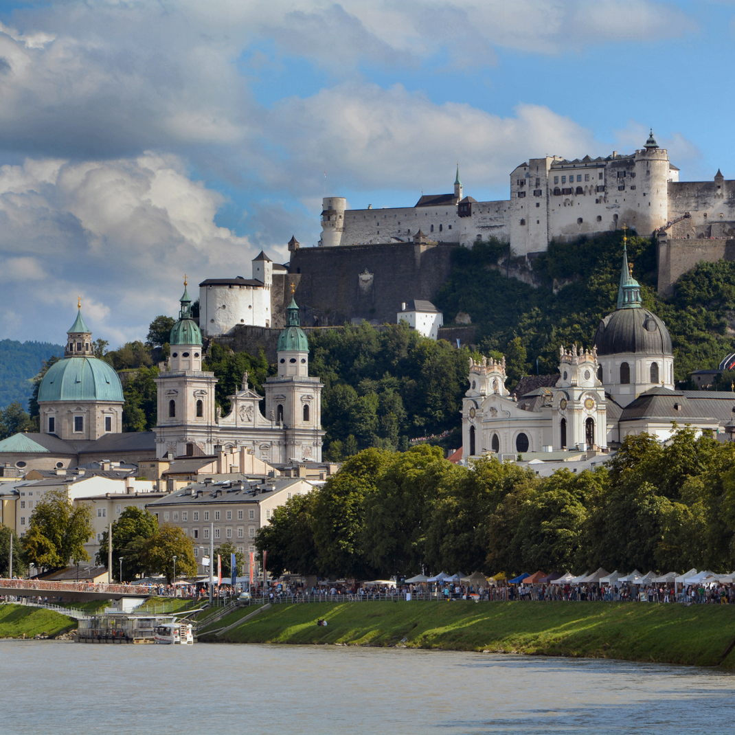 Хоэнзальцбург крепость Фото Зальцбург  Австрия. Вена  Hohensalzburg Salzburg. 