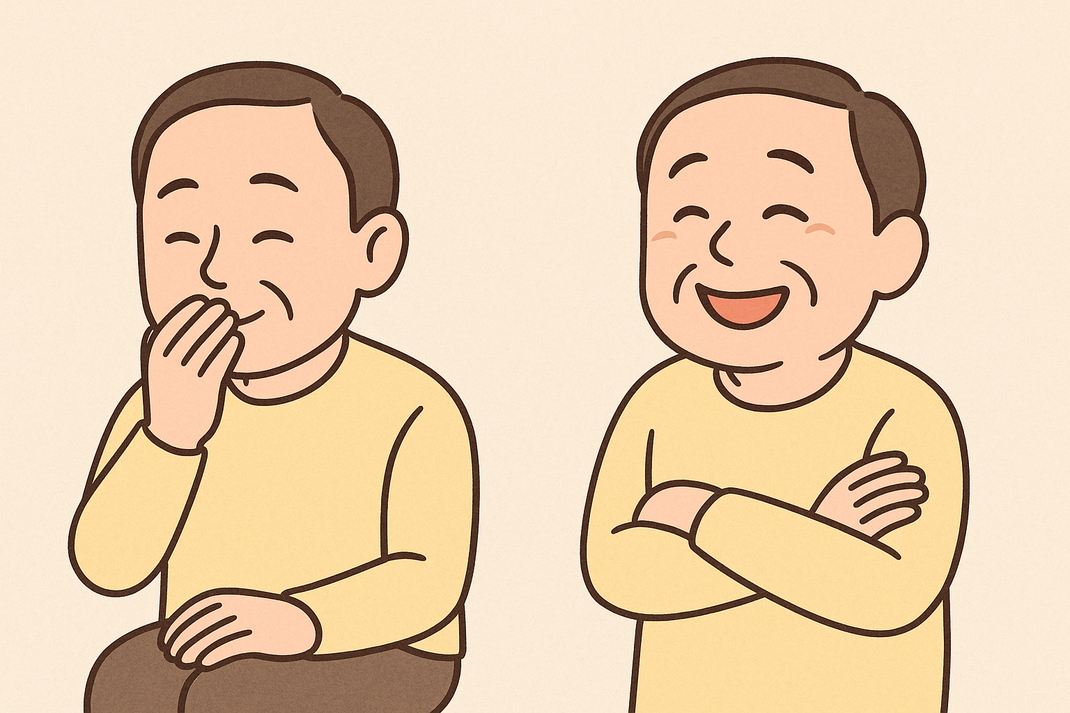 笑いヨガで深呼吸し、自律神経を整える