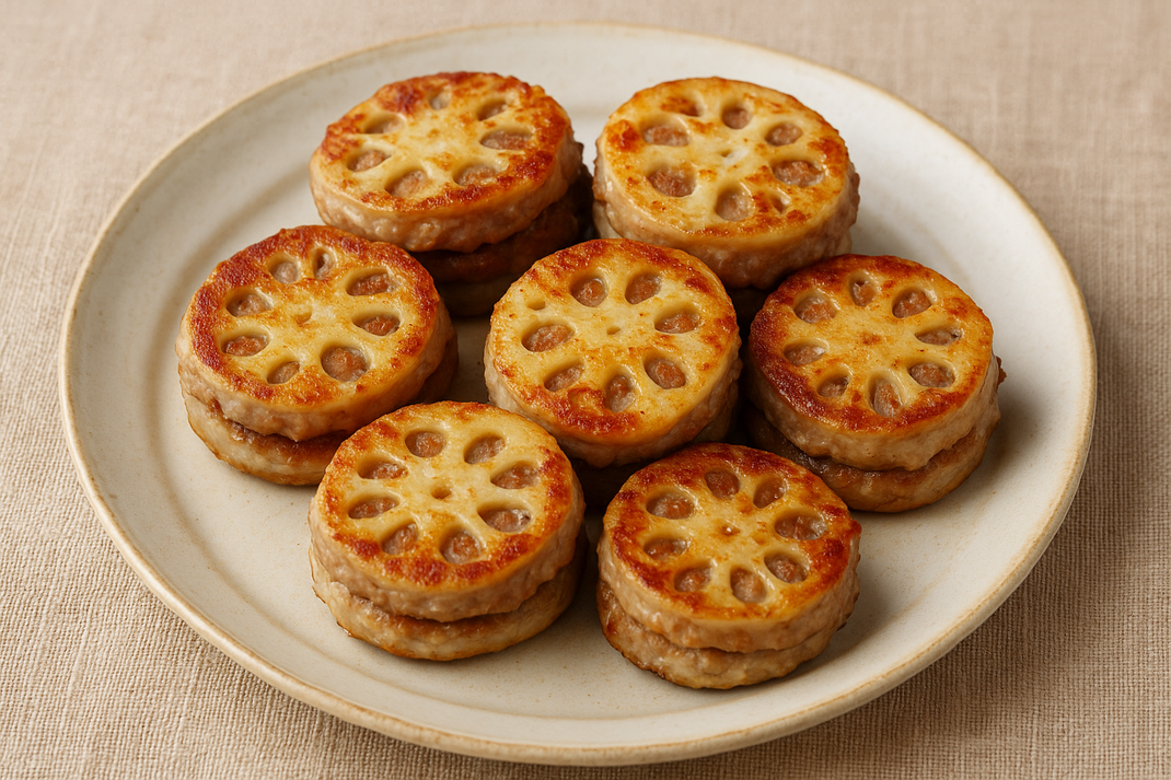 れんこんのはさみ焼き