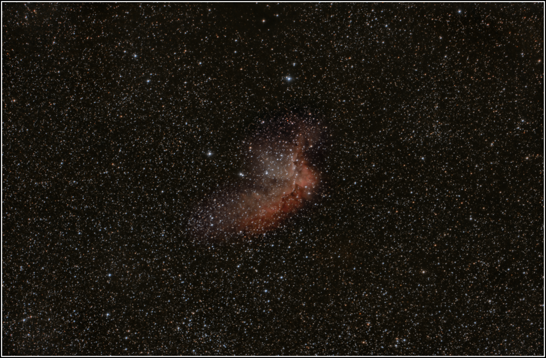 NGC 7380 bzw. Sh2-142, auch Zauberernebel (engl.: Wizard Nebula) - MeixnerObservatorium