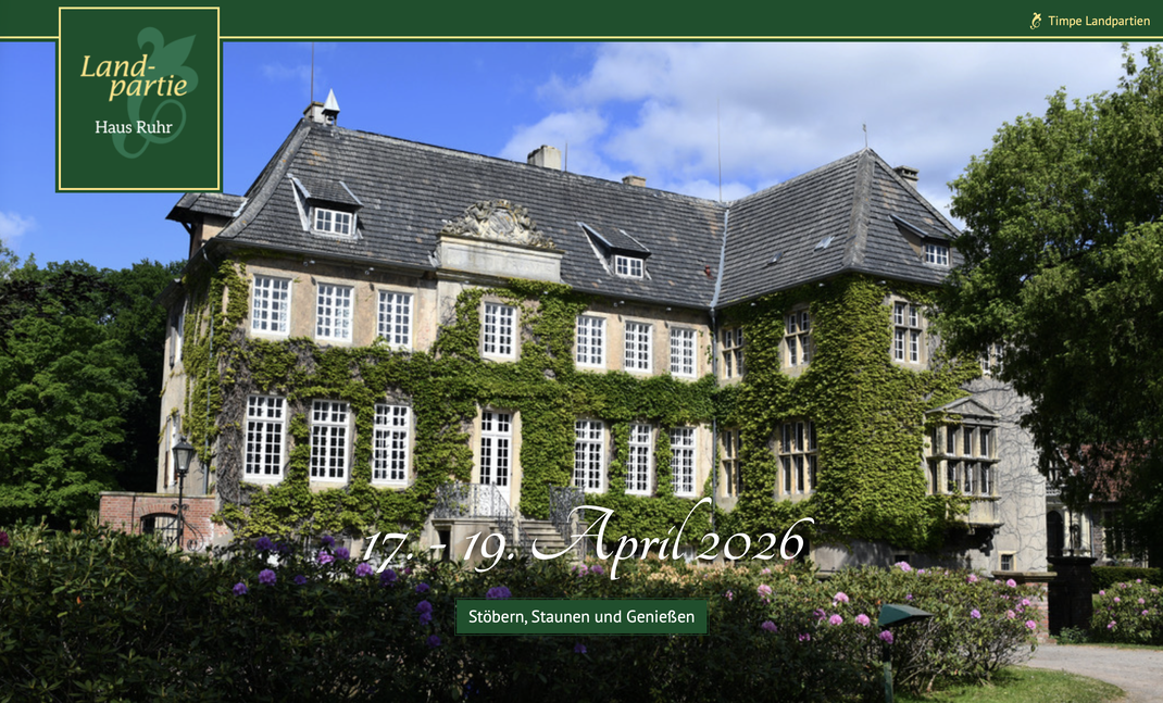 Foto vom Haus Ruhr zur Landpartie vom 17. - 19. April