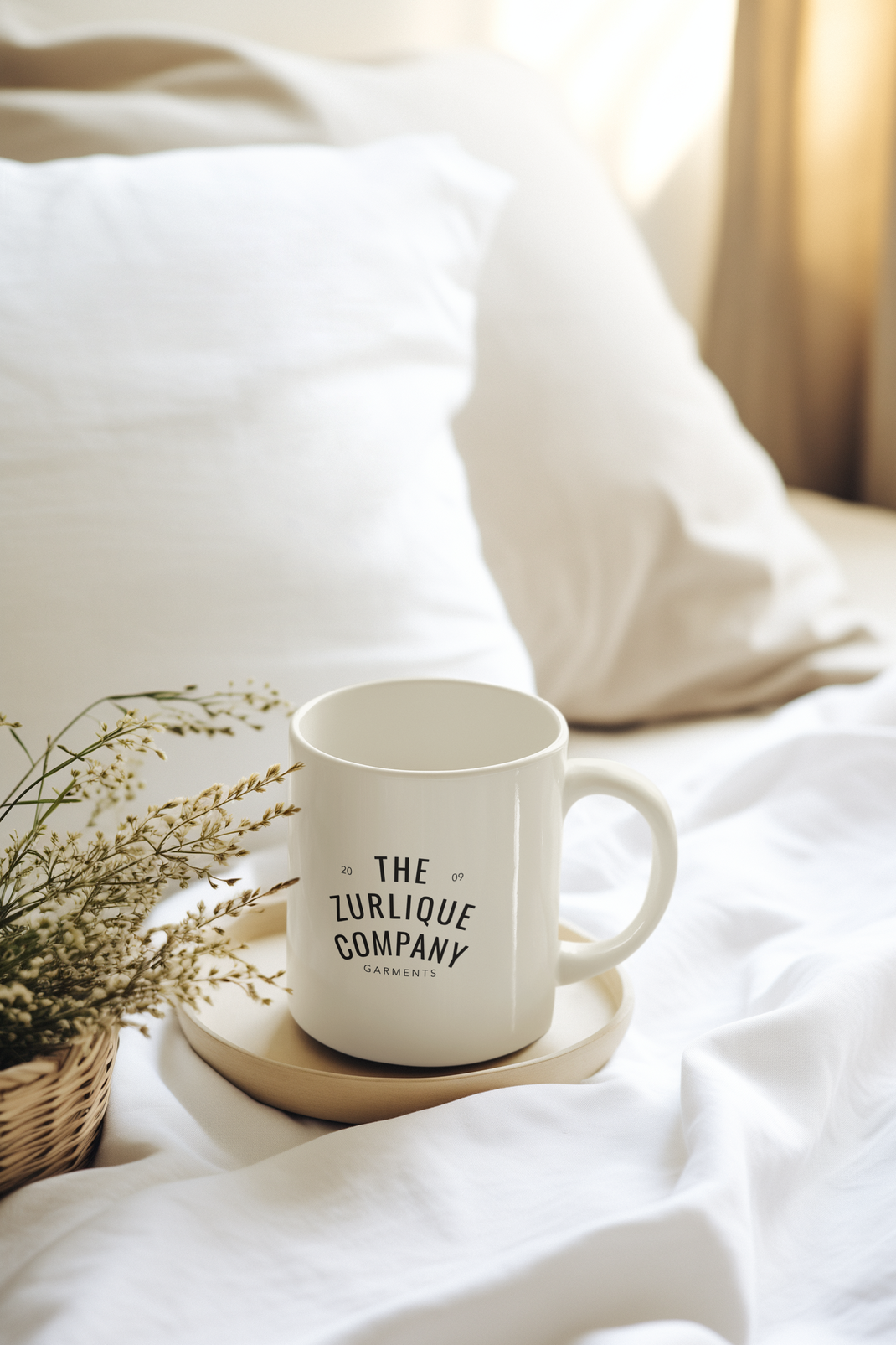 custom-print-11-oz-coffee-mug-placed-on-a-bed