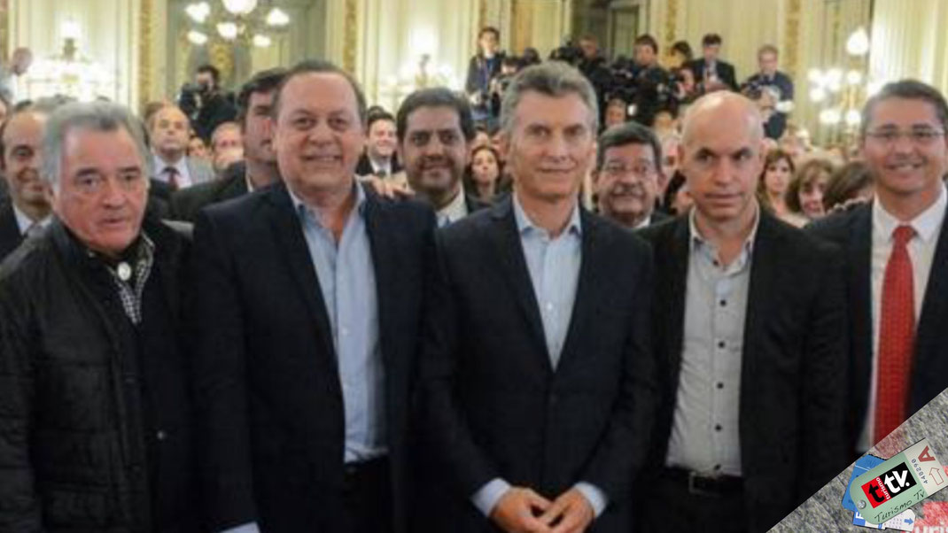 Mauricio Macri, Luis Barrionuevo, Gustavo Santos, Horacio Rodriguez Larreta, Plan Federal de Turismo