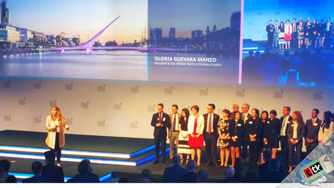 Gloria Guevara Manzó  y el Equipo del Global Summit del WTTC en Buenos Aires