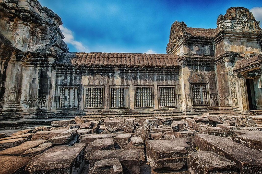 Inner Bereich der Tempelanlage in Anfkor Wat Kambodscha © Jutta M. Jenning mjpics