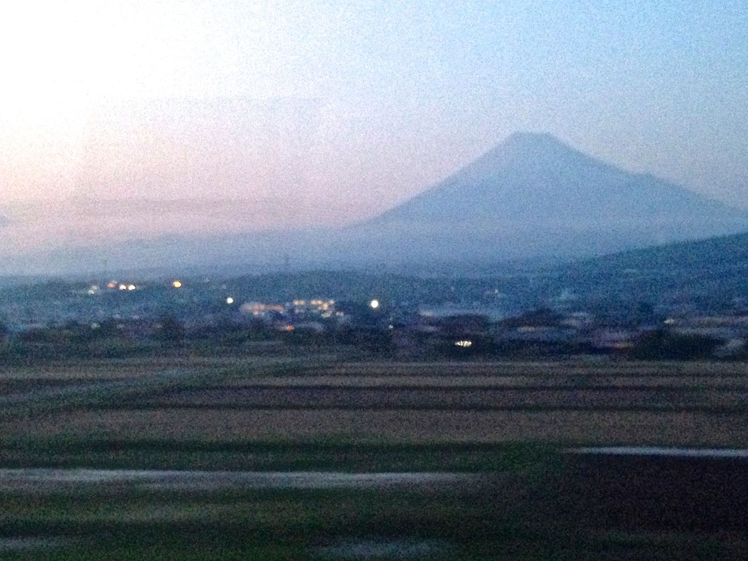 Fujiyama vu du shinkansen