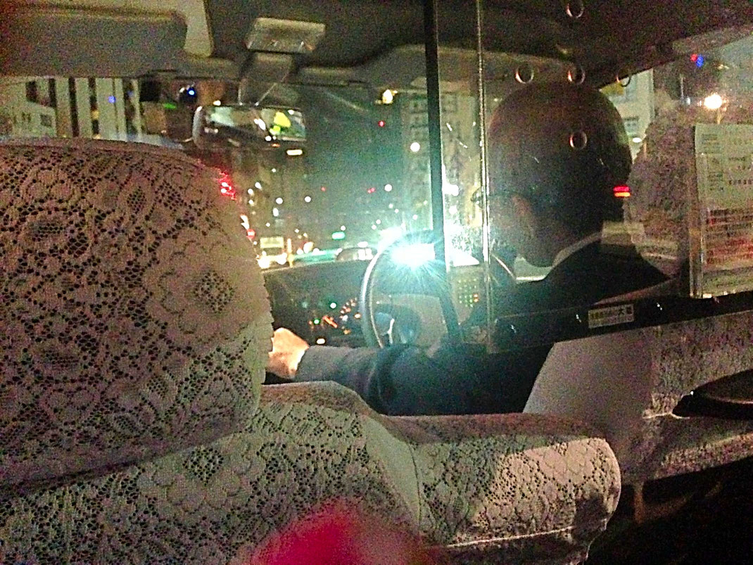 Mon premier contact nippon - Chauffeur de Taxi