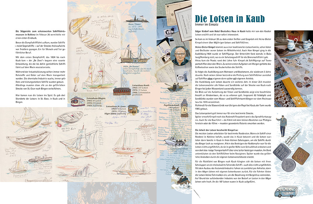 Beispiel Layoutseite Reisejournal