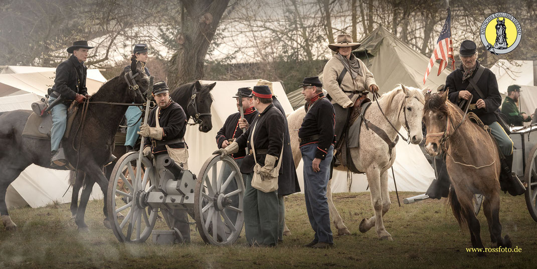 Deutscher Kavallerieverband , Reenactment,  7. Winterlager Oelsen, RossFoto Dana Krimmling