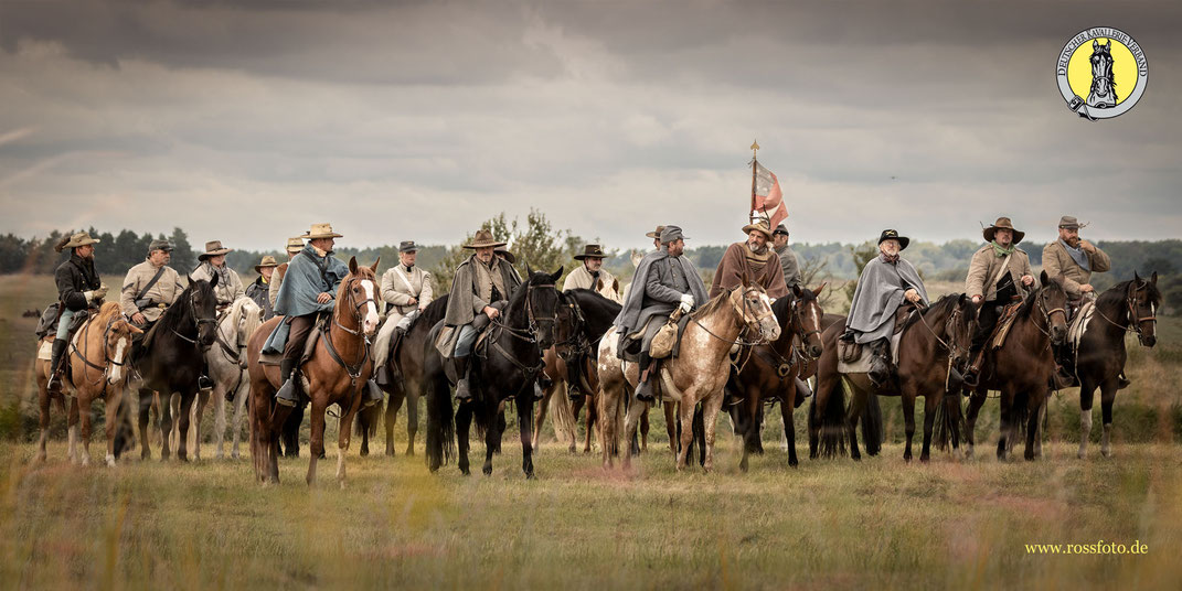 Deutscher Kavallerieverband, 1. CS Cavalry, Kavalleriepferd, Reenactment