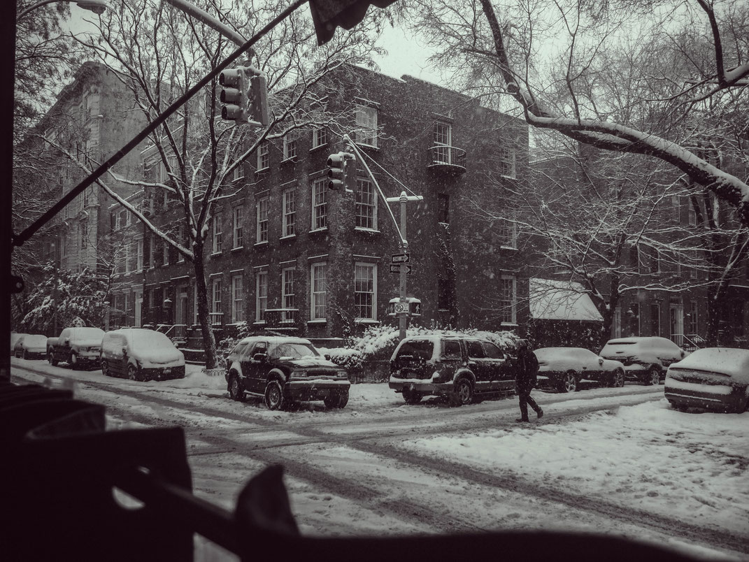 New-York sous la neige