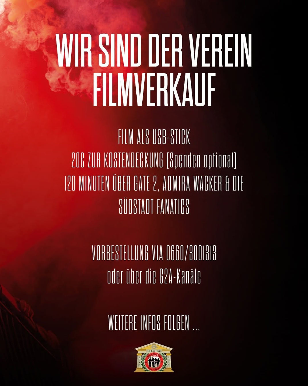 Es startet der Filmverkauf "wir sind der Verein"