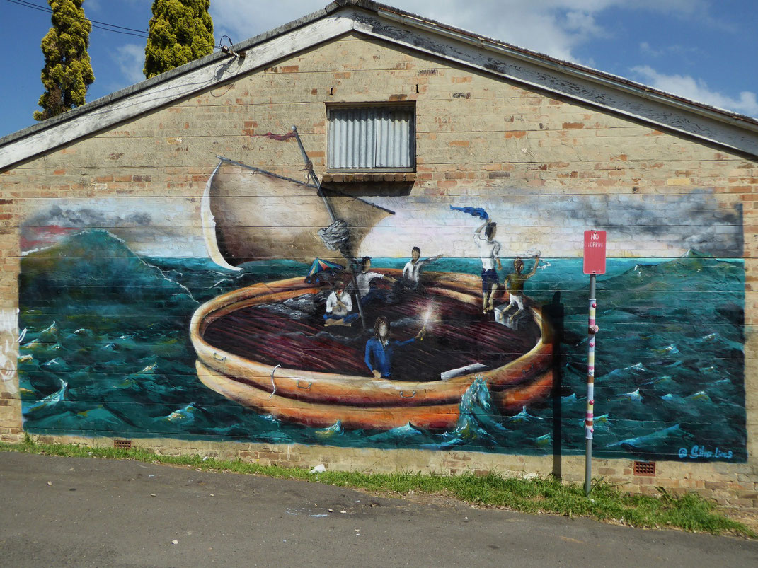 Street Art in Katoomba, Australien