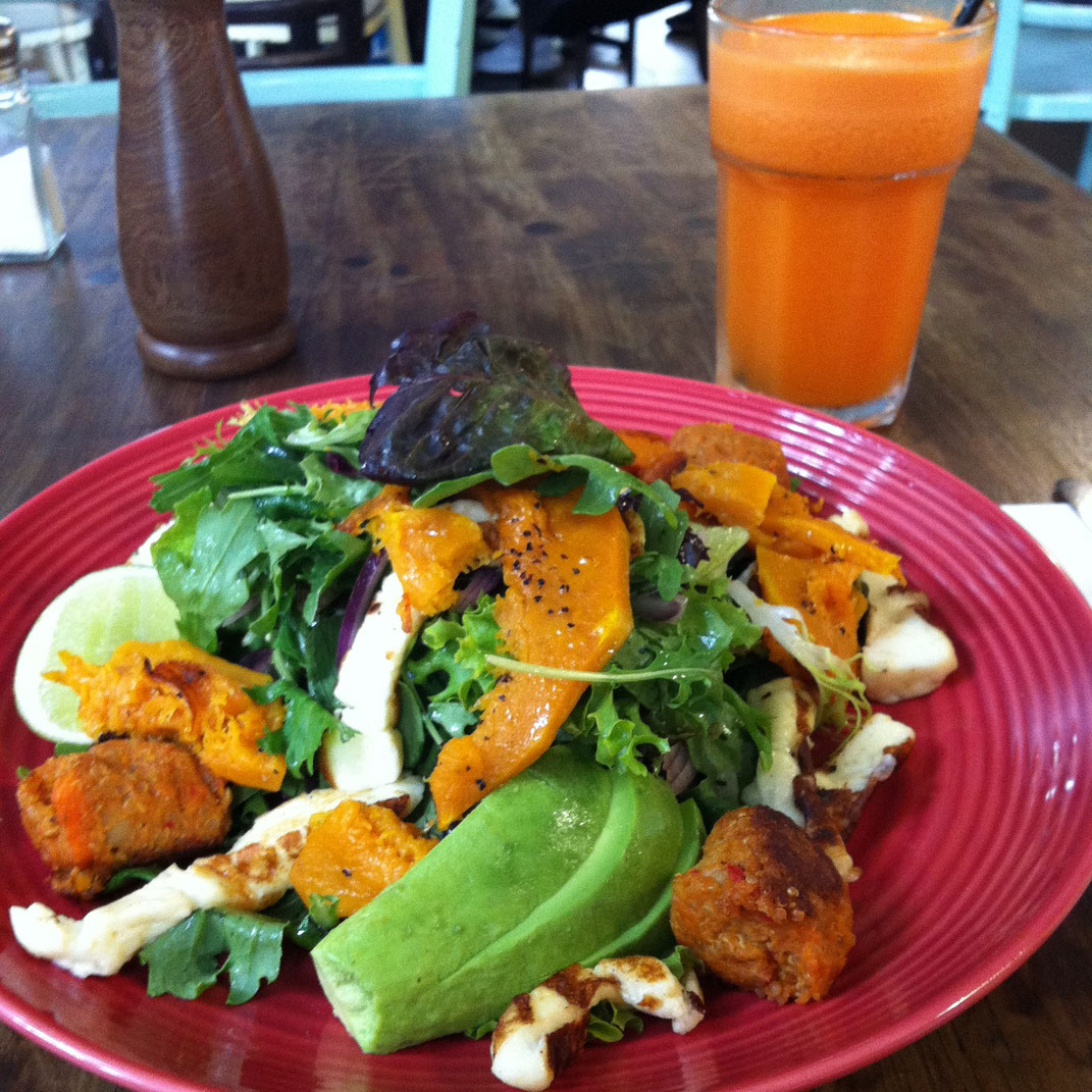 Essen im Barn Doors Café, Sydney