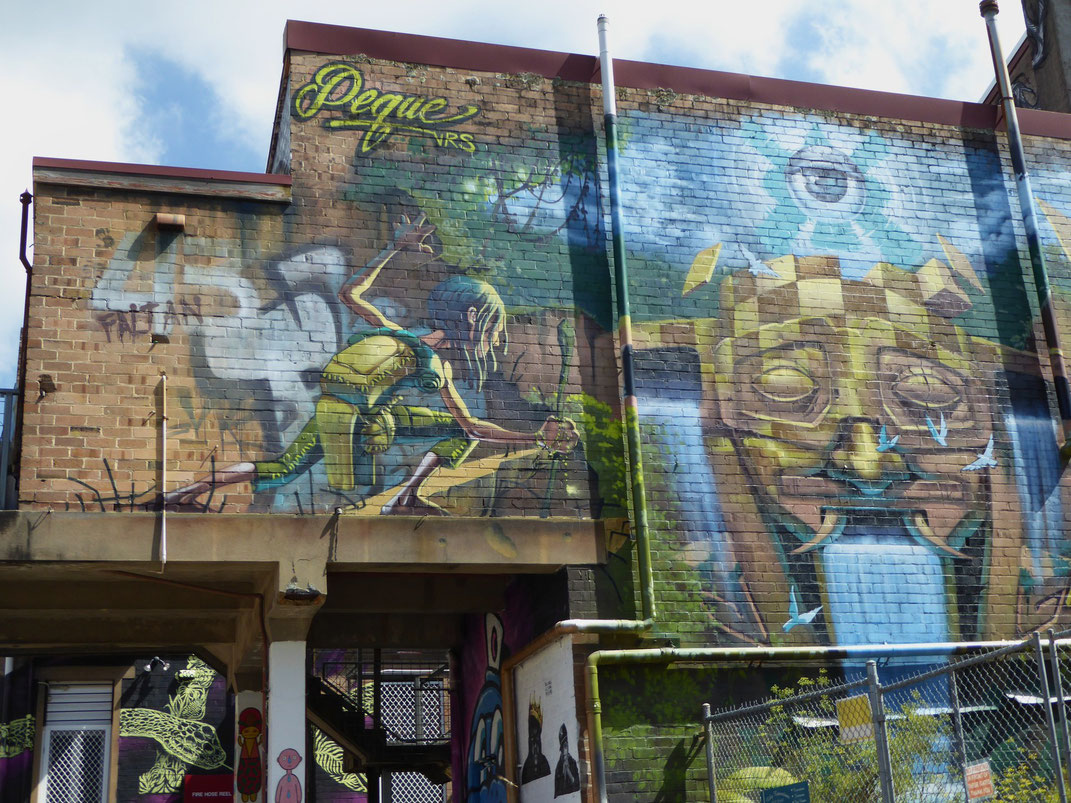 Street Art in Katoomba, Australien