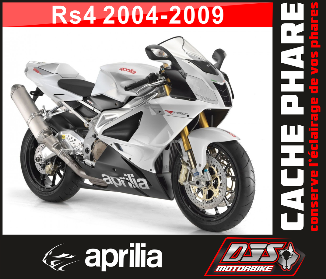 Caches phares microperforés Aprilia RSV 1000 / RSV1000 (2004-2009) – Protection phare moto | DJS Motorbike