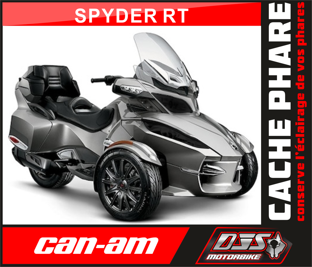 Caches phares microperforés Can-Am Spyder RT (2009-2019) – Protection phare | DJS Motorbike