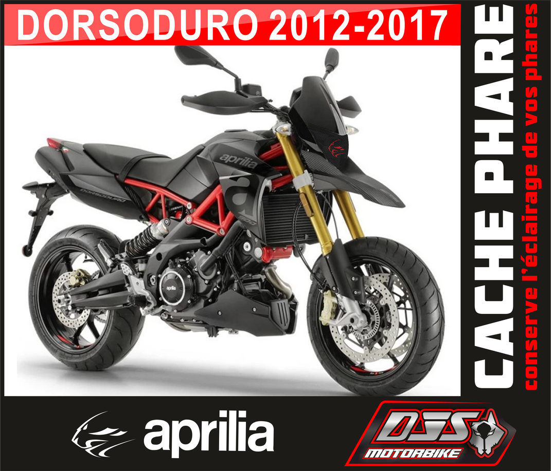 Caches phares microperforés Aprilia Dorsoduro 750 / Dorsoduro (2012-2017) – Protection phare moto | DJS Motorbike