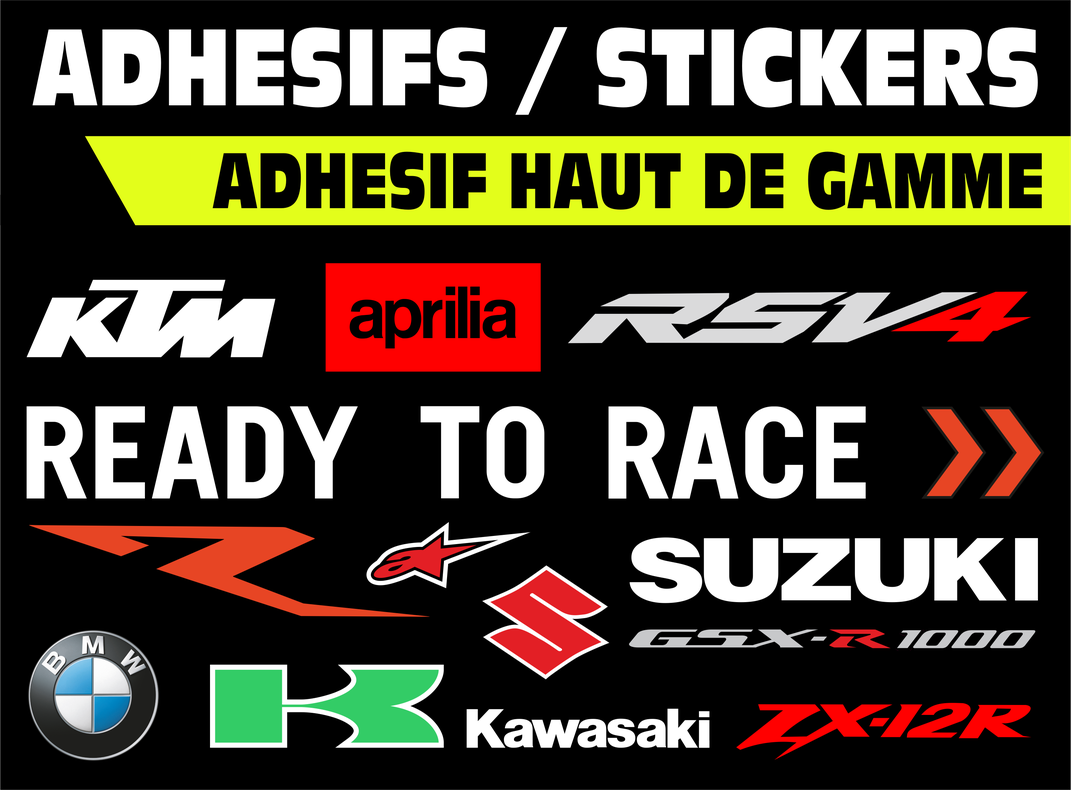 STICKERS SUR MESURE DJS MOTORBIKE