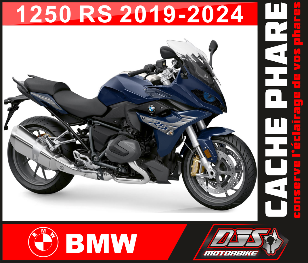 Caches phares microperforés BMW R1250RS / R 1250 RS (2019-2024) – Protection phare moto | DJS Motorbike