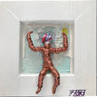 Skulpturbild  "ANTHROPOZÄNER" Unikat: 07/2020  - Andreas Alka - alias "FLoYd" - 19 x 19 cm
