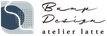 フォトスタジオバンプデザインのロゴ