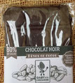 tablette 70g de chocolat noir bio 80% origine Equateur aux fèves de cacao 