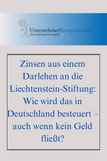 Darlehen an eine Familienstiftung Liechtenstein