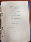 Petra Mettke/Gigabuch Michael 13/Handschrift/1996