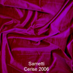 joustava kangas lycra sametti Cerise 2006