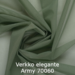 Joustava kangas verkko elegante Army 70060