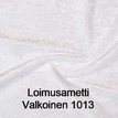 joustava kangas lycra sametti Loimusametti Valkoinen 1013